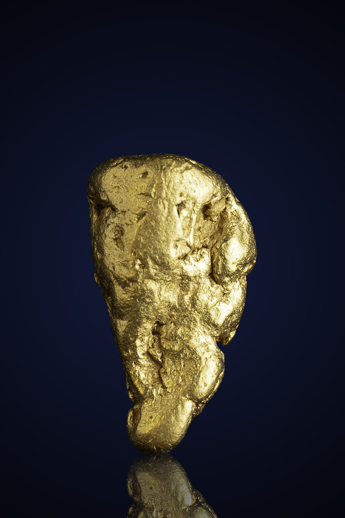 Buttery, Tapered Natural Gold Nugget - Alaska - 2.70 grams (image for) Buttery, Tapered Natural Gold Nugget - Alaska - 2.70 grams